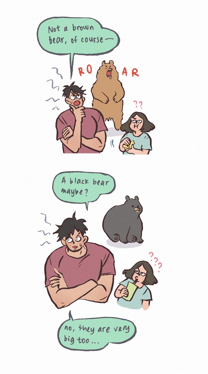 My Giant Nerd Boyfriend 1186: Questions page 4 - 