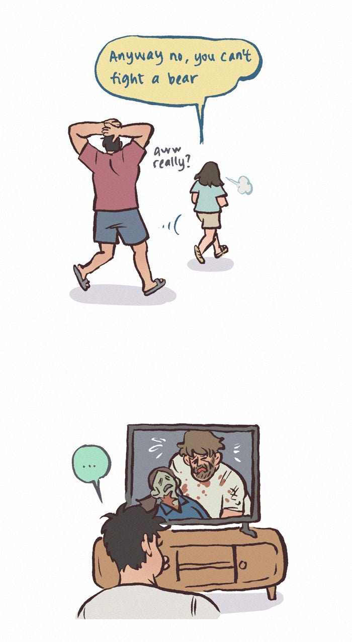 My Giant Nerd Boyfriend 1186: Questions page 6 - 