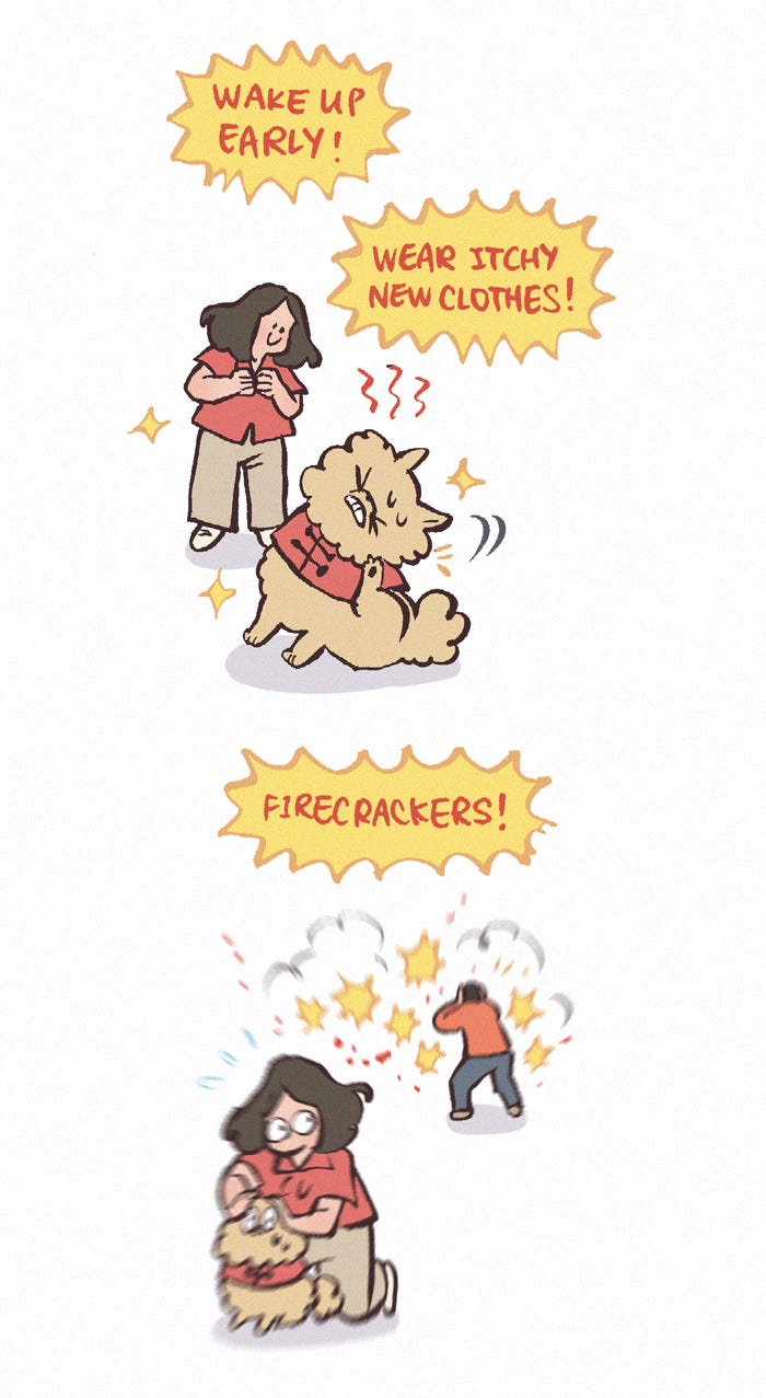 My Giant Nerd Boyfriend 1193: Doggy New Year page 3 - 