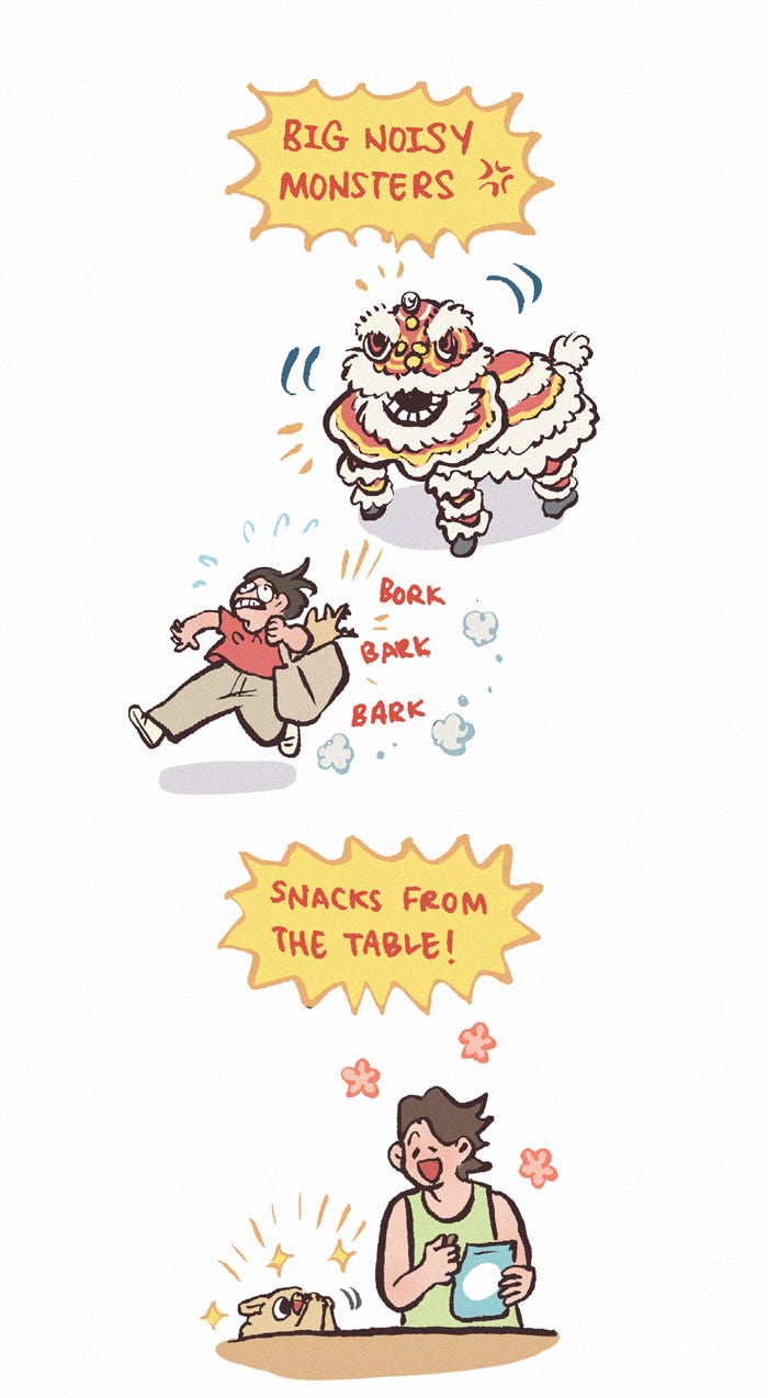 My Giant Nerd Boyfriend 1193: Doggy New Year page 5 - 