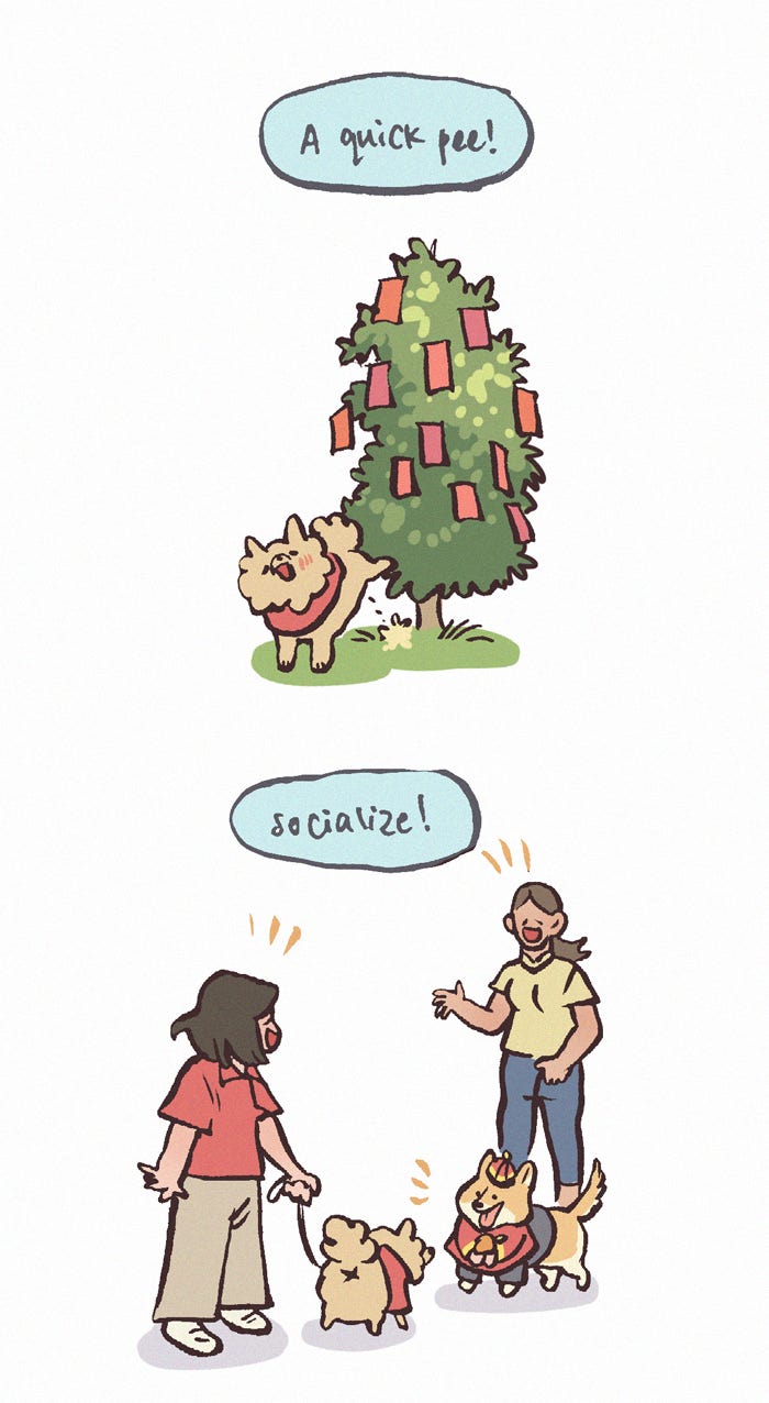 My Giant Nerd Boyfriend 1193: Doggy New Year page 8 - 