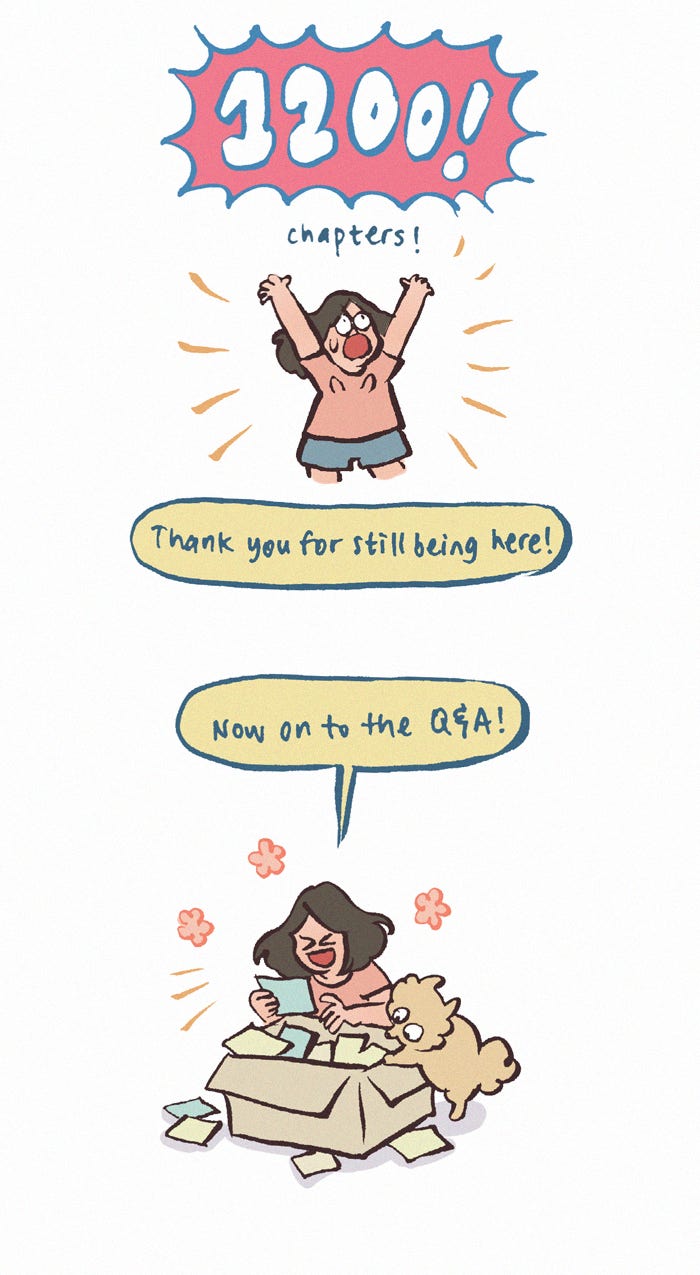 My Giant Nerd Boyfriend 1201: Q&A! page 2 - 