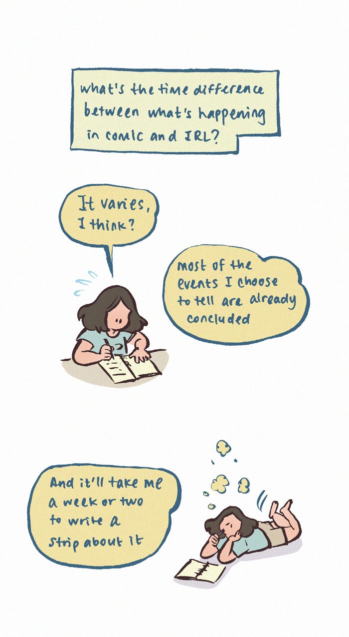 My Giant Nerd Boyfriend 1201: Q&A! page 4 - 