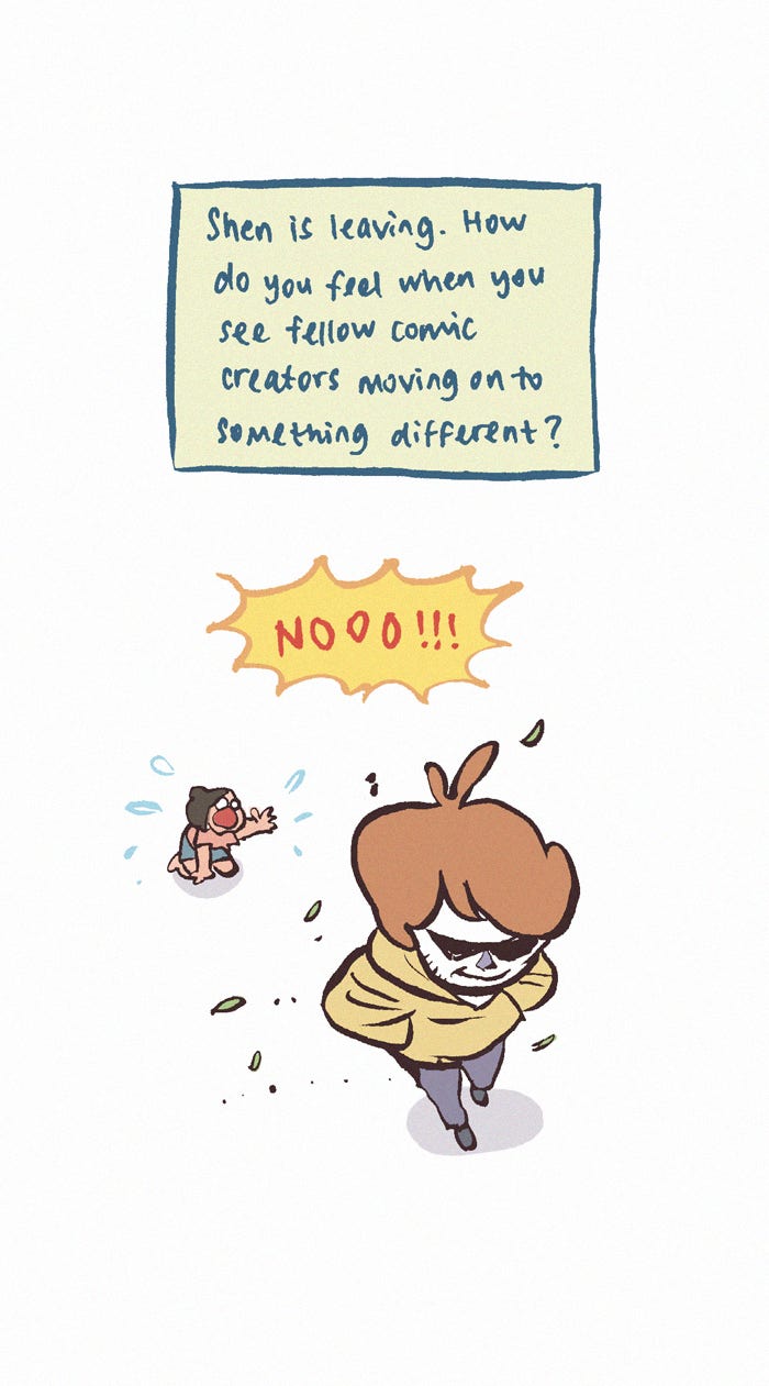 My Giant Nerd Boyfriend 1201: Q&A! page 7 - 