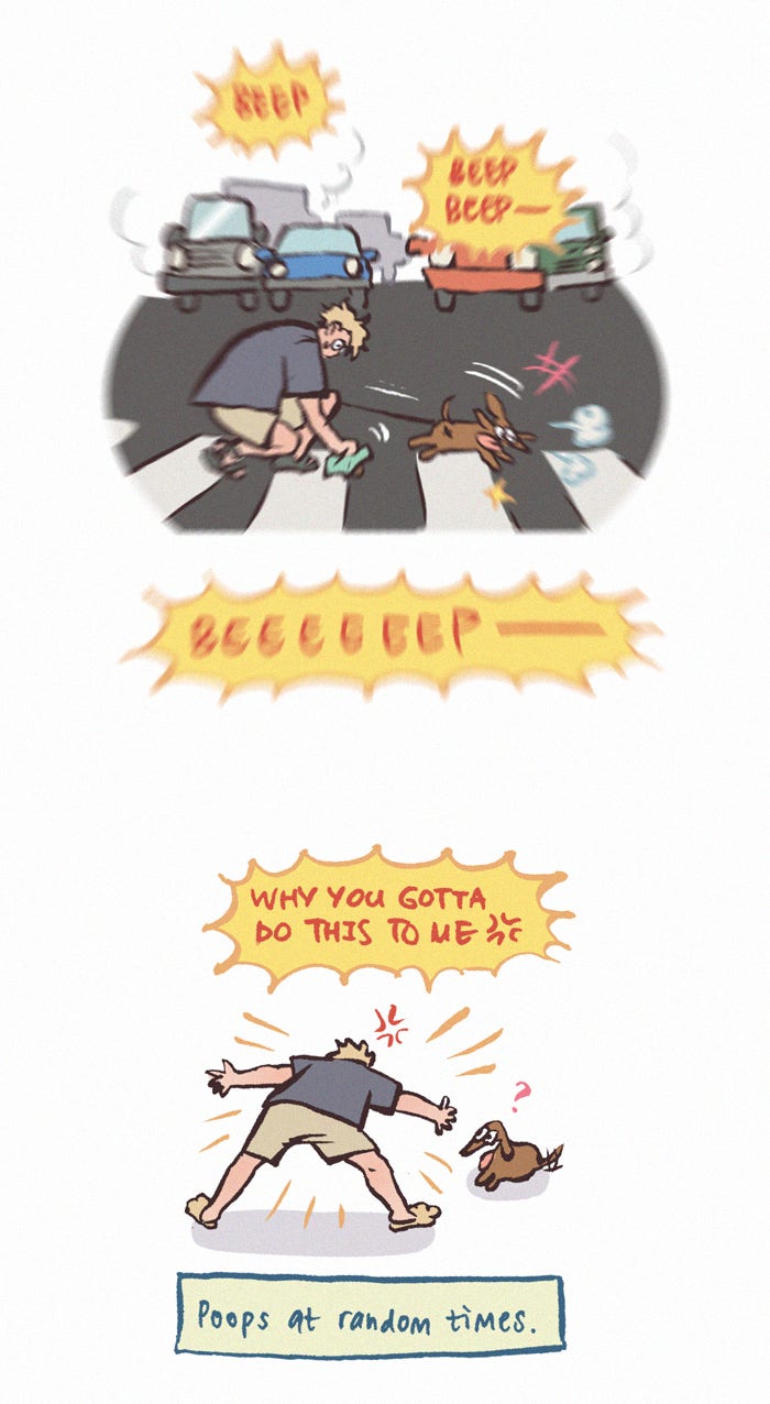 My Giant Nerd Boyfriend 1204: Dog Timing page 11 - 