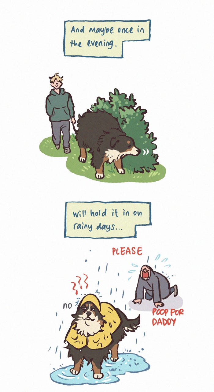 My Giant Nerd Boyfriend 1204: Dog Timing page 4 - 