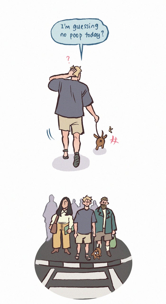 My Giant Nerd Boyfriend 1204: Dog Timing page 8 - 