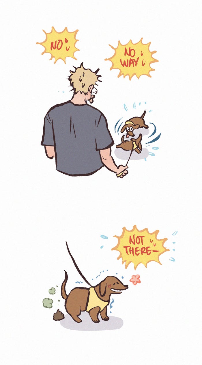 My Giant Nerd Boyfriend 1204: Dog Timing page 10 - 
