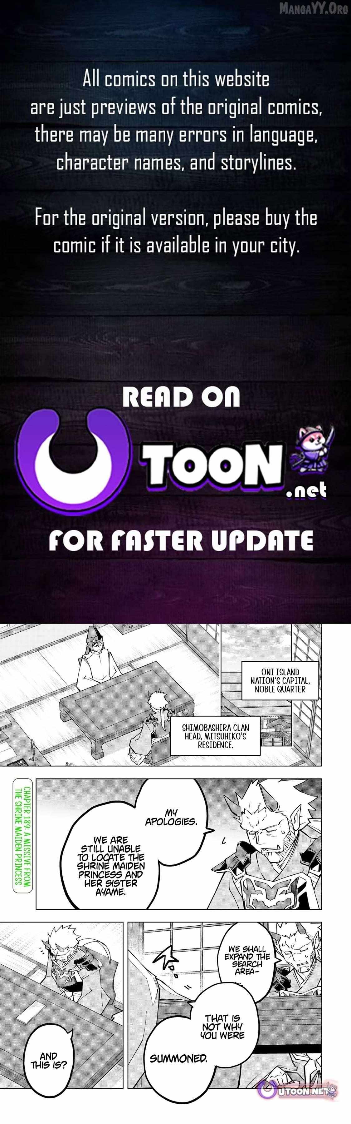 My Gift LVL 9999 Unlimited Gacha Chapter 189 page 1 - 