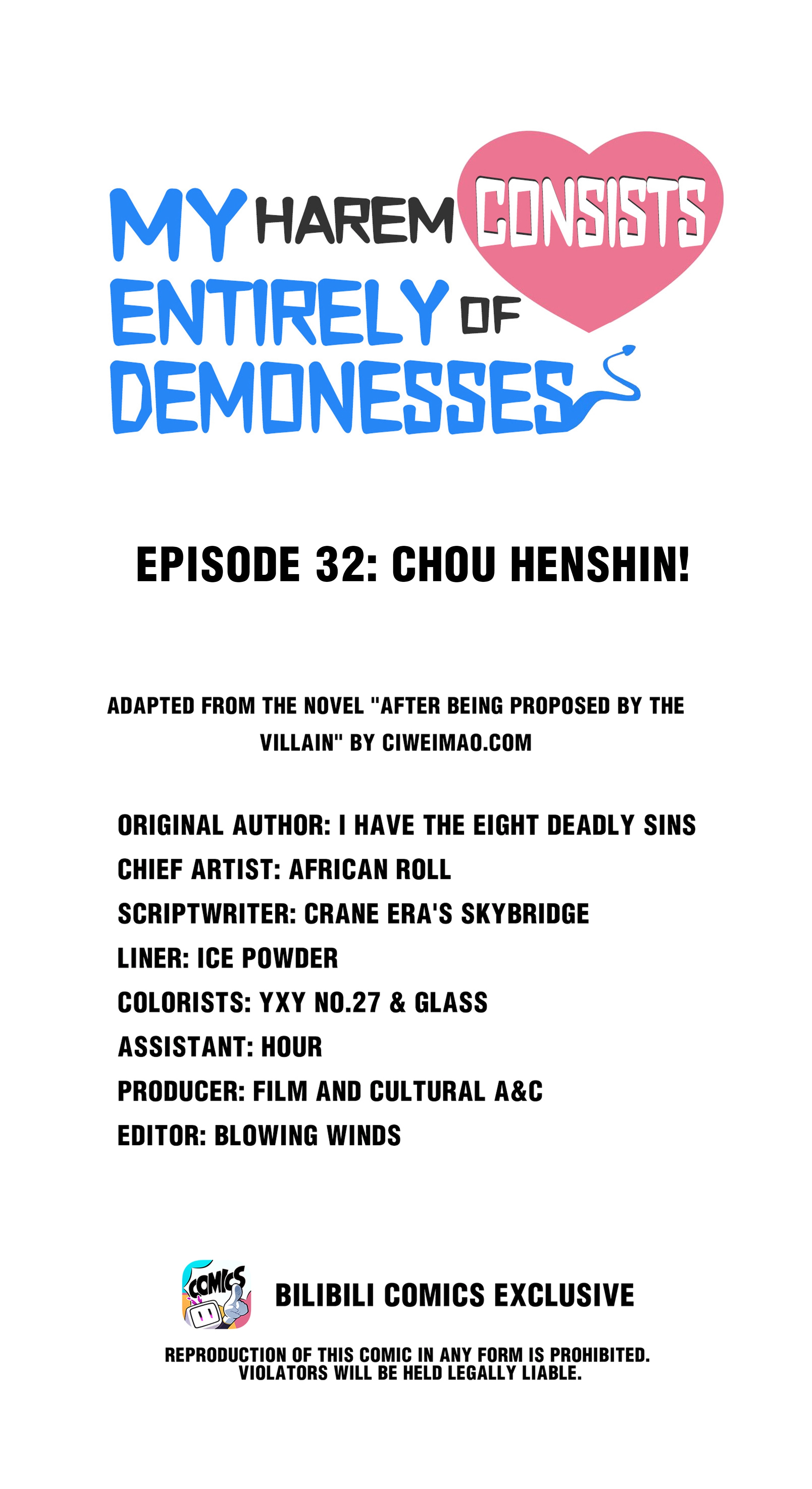 My Harem Is Entirely Female Demon Villains Chapter 32 page 1 - 