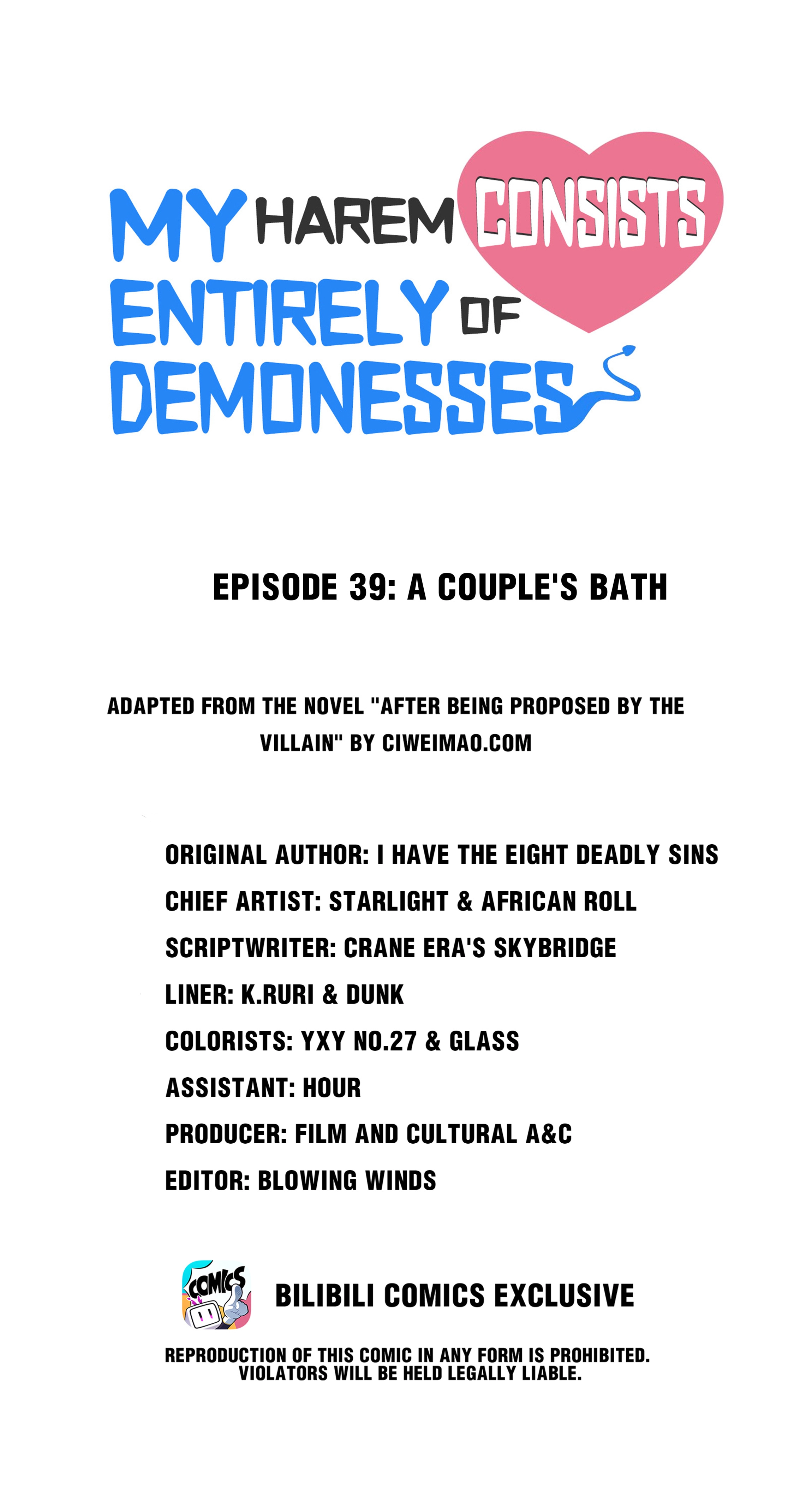 My Harem Is Entirely Female Demon Villains Chapter 39 page 1 - 