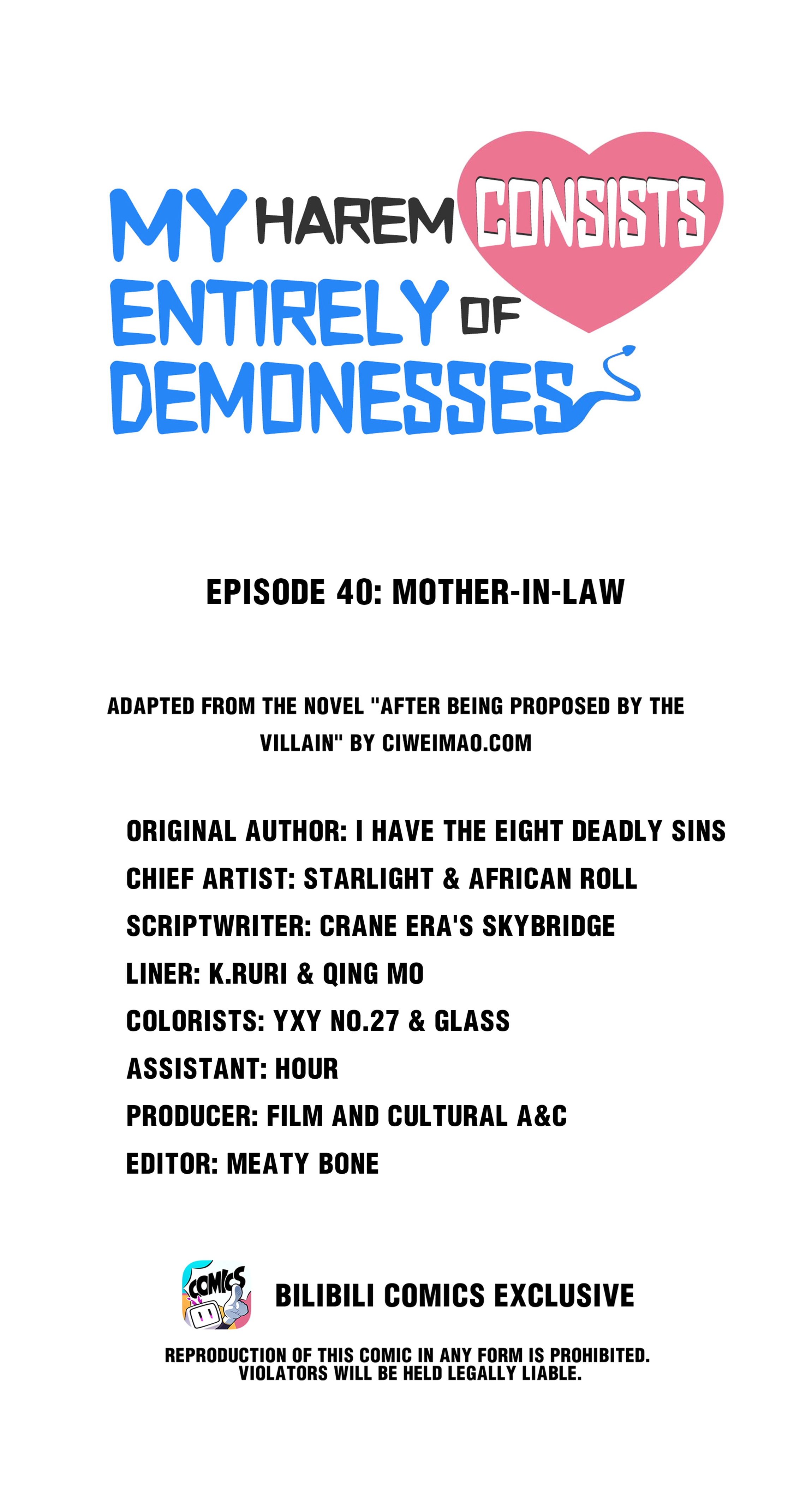 My Harem Is Entirely Female Demon Villains Chapter 40 page 1 - 