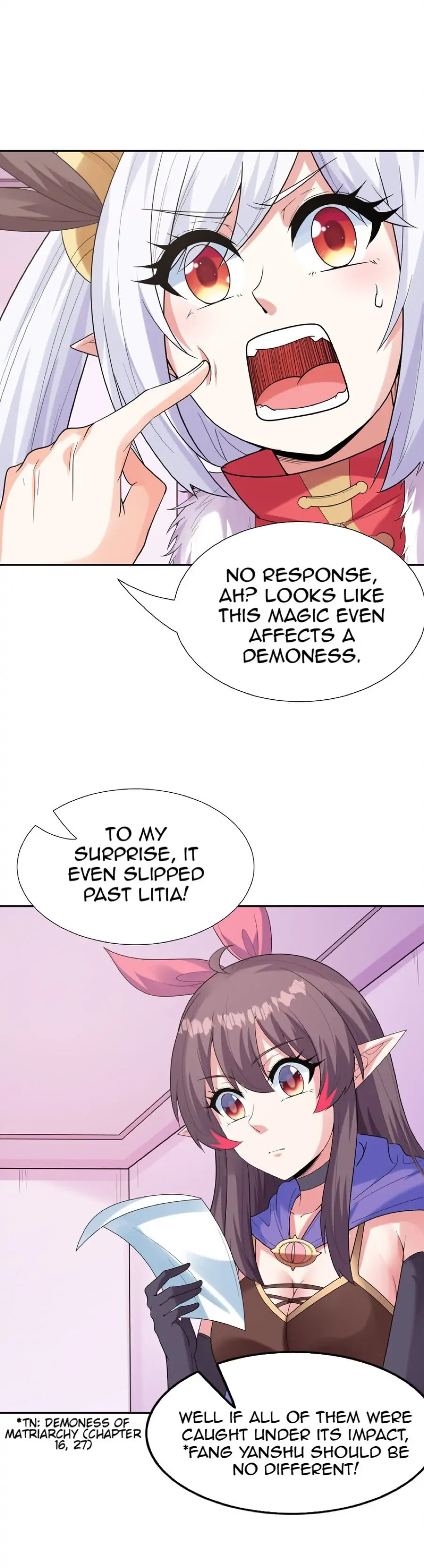 My Harem Is Entirely Female Demon Villains Chapter 44 page 14 - 