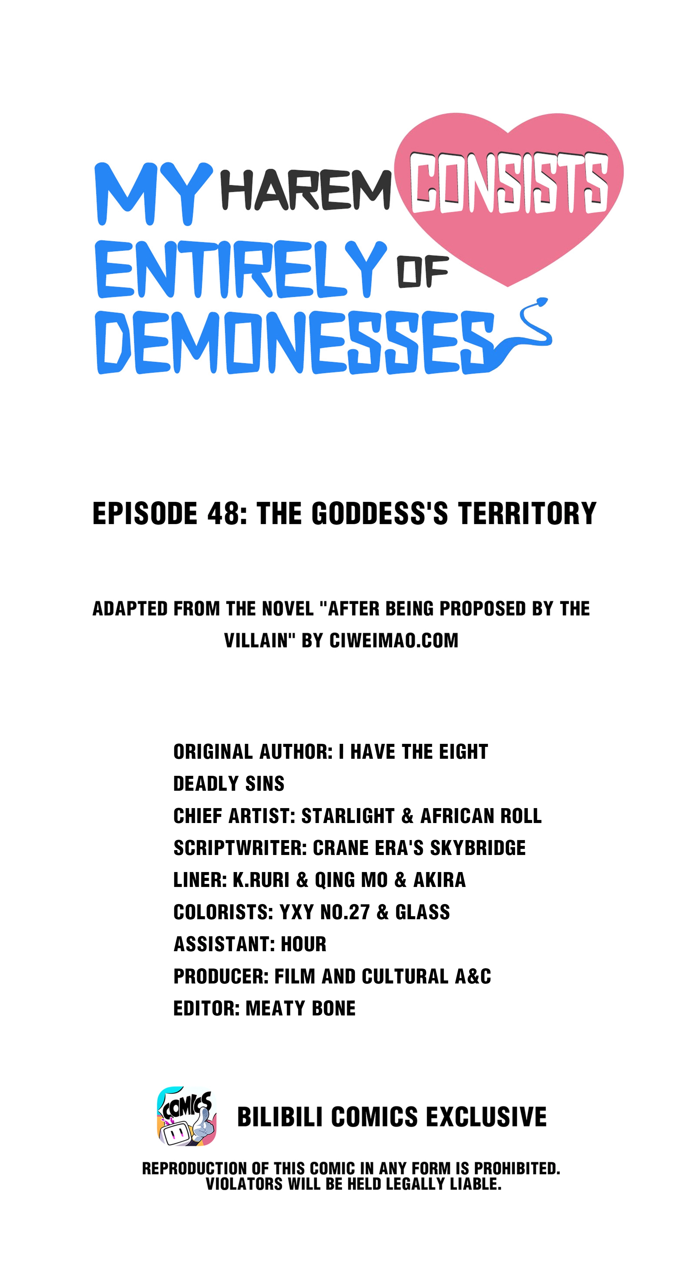 My Harem Is Entirely Female Demon Villains Chapter 48 page 1 - 