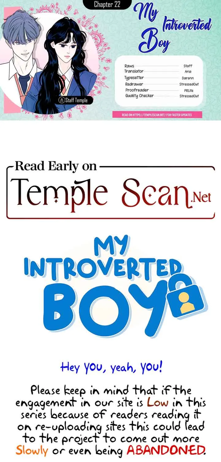 My Introverted Boy Chapter 22 page 1 - 
