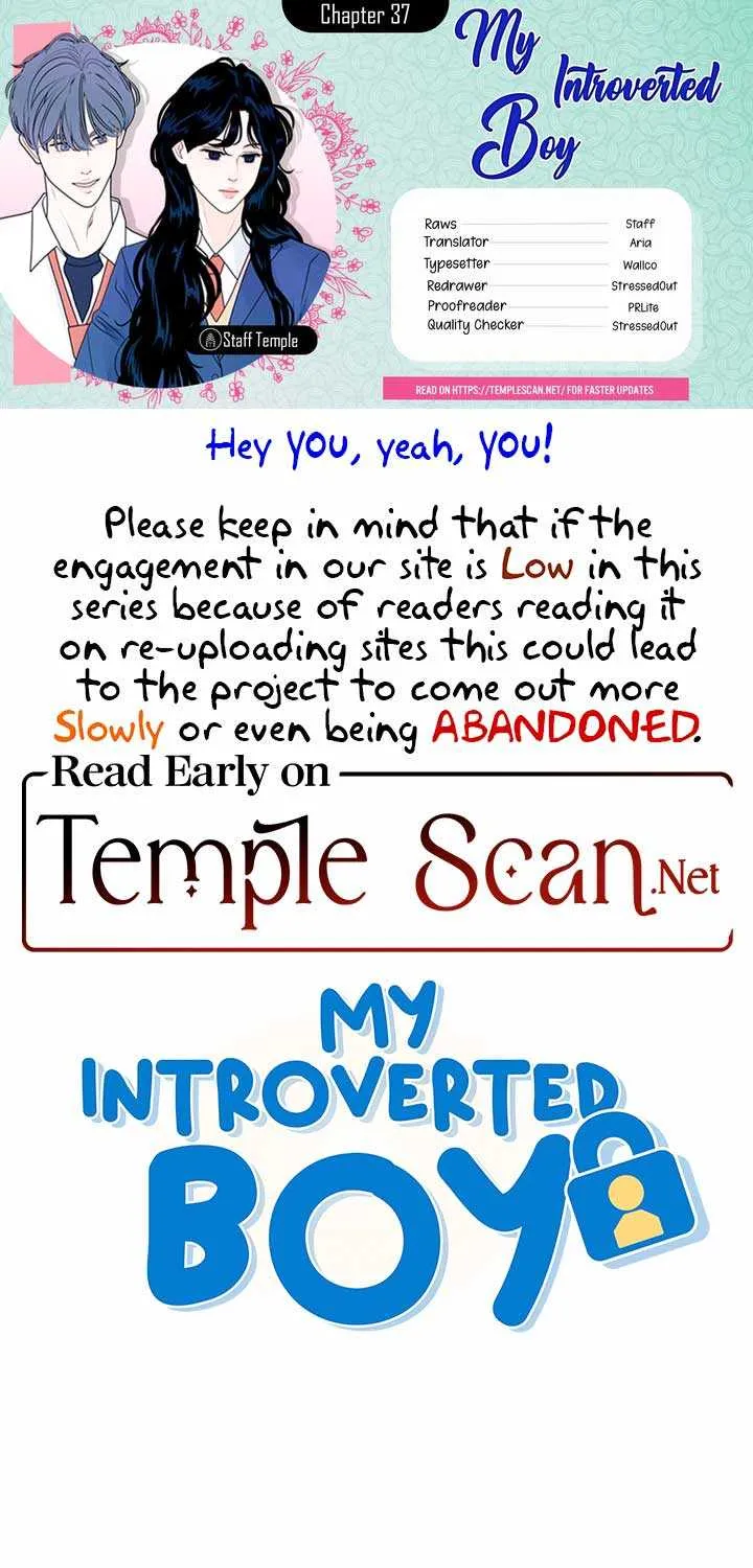 My Introverted Boy Chapter 37 page 1 - 