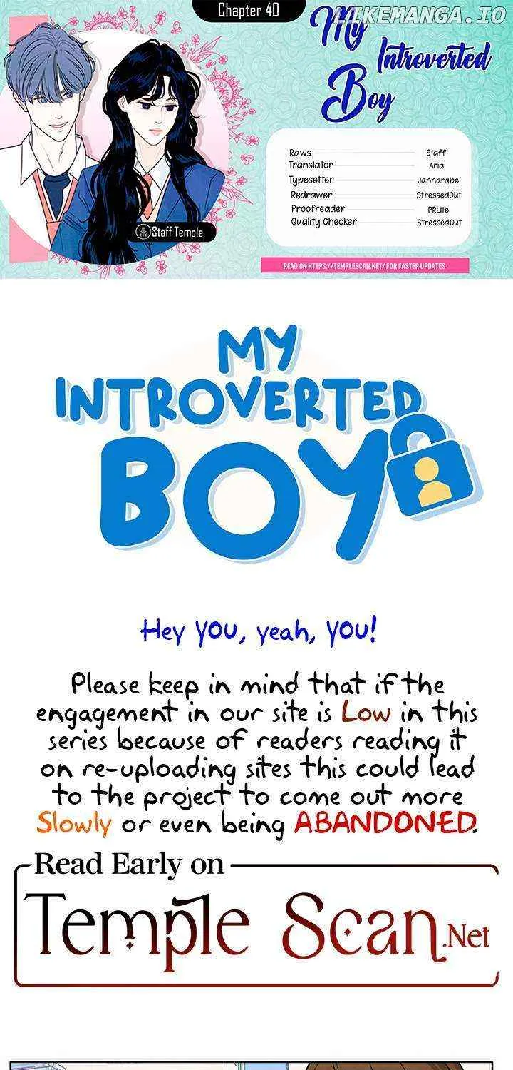 My Introverted Boy Chapter 40 page 1 - 