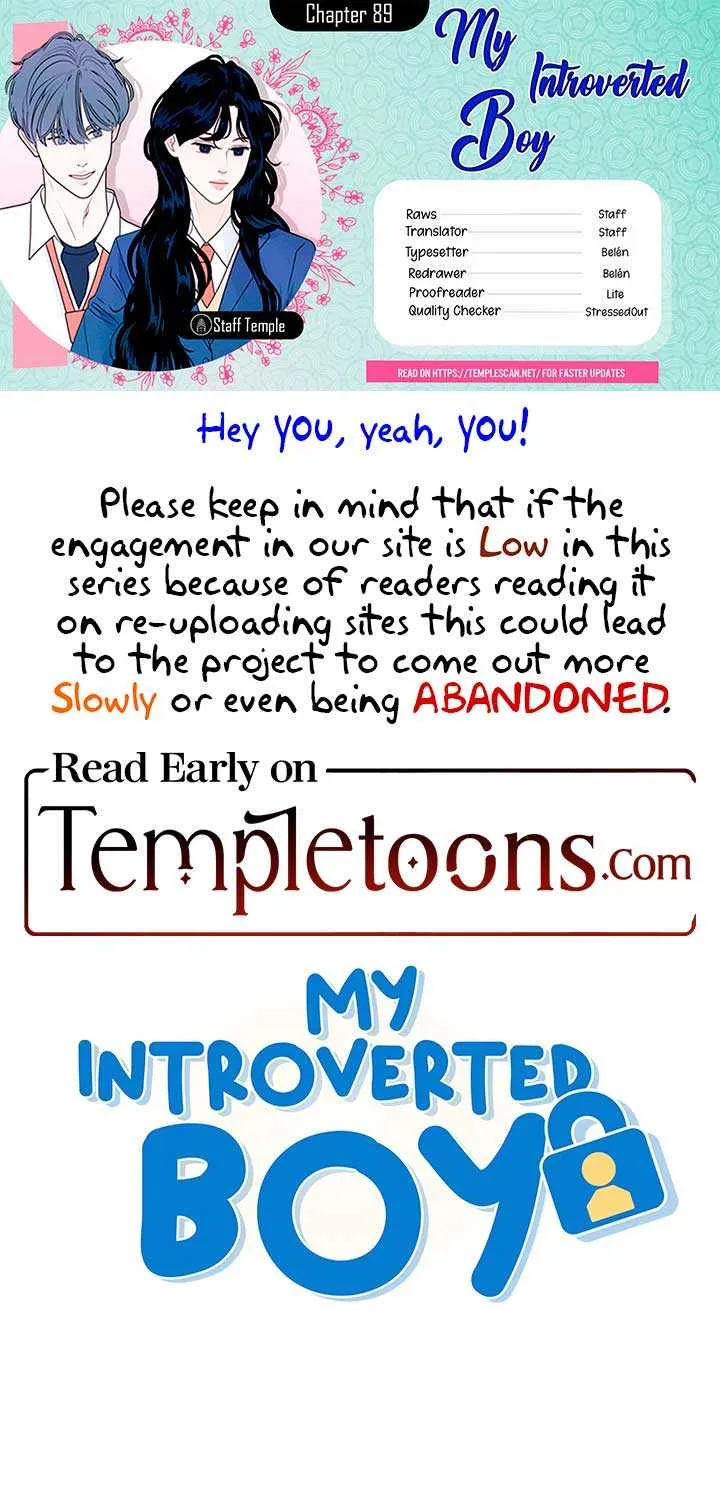 My Introverted Boy Chapter 89 page 1 - 