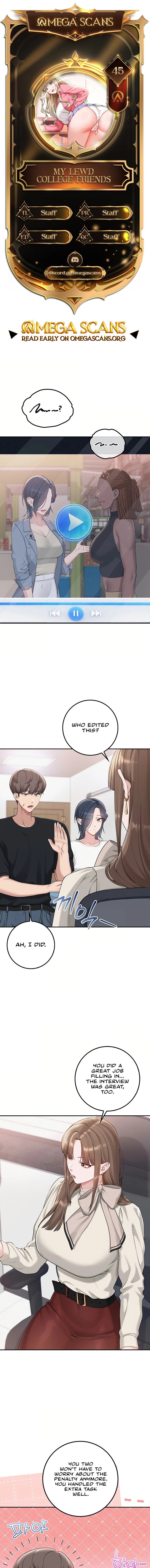 My Lewd College Friends Chapter 45 page 1 - 