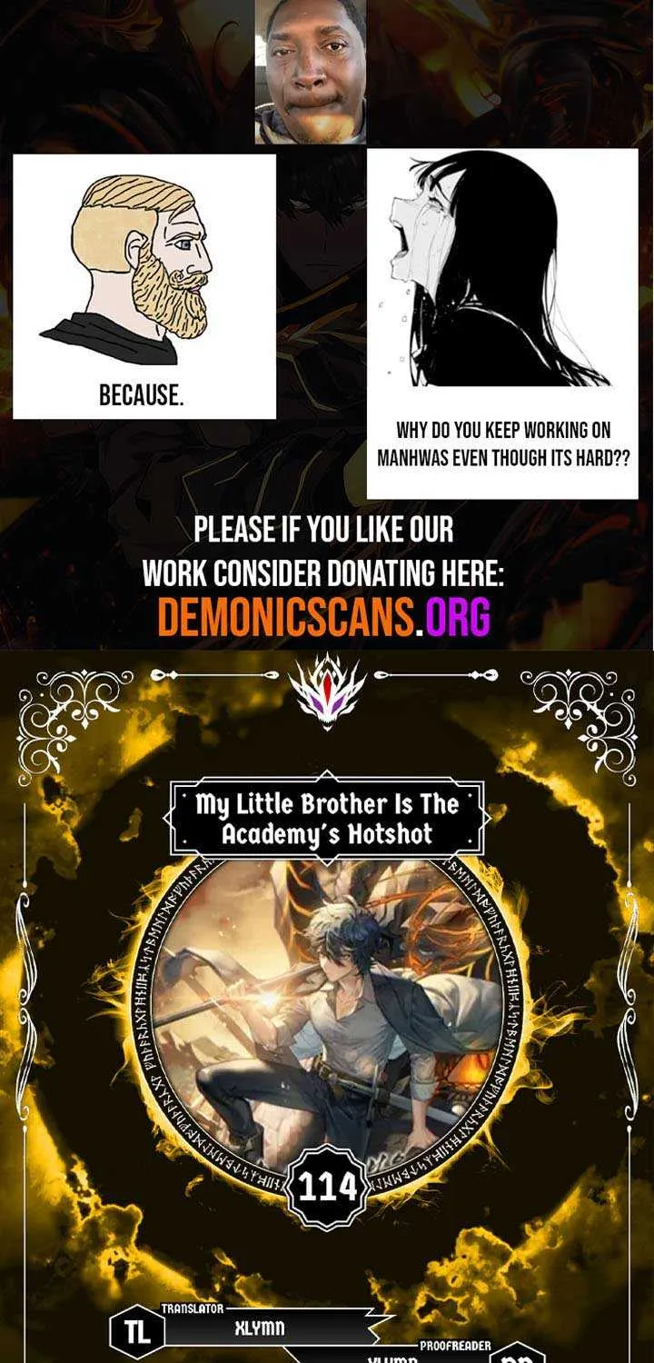 My Little Brother Is The Academy’s Hotshot Chapter 114 page 1 - 