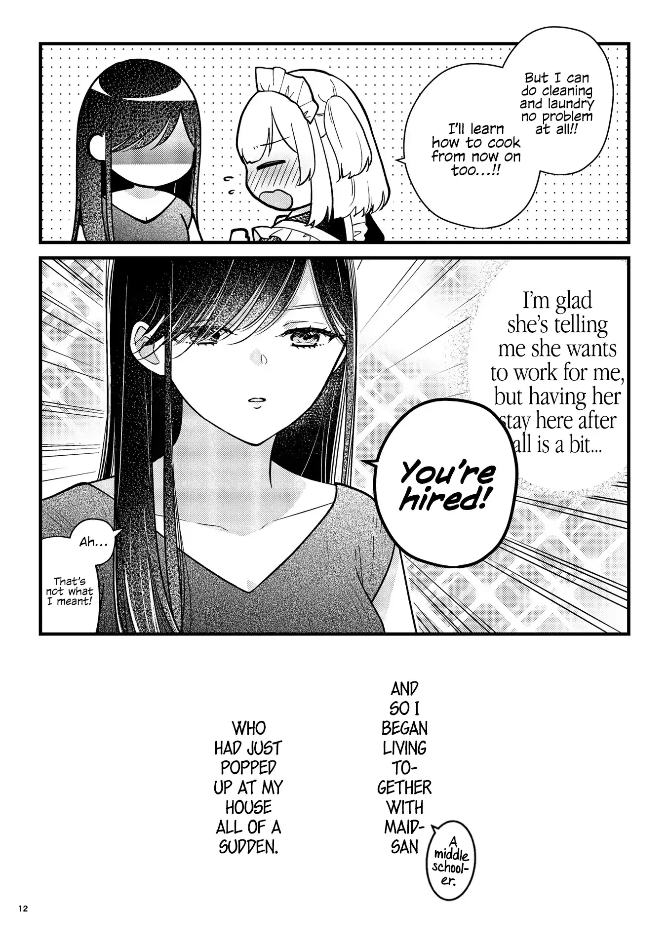 My Maid Is Cute Chapter 1 page 12 - 