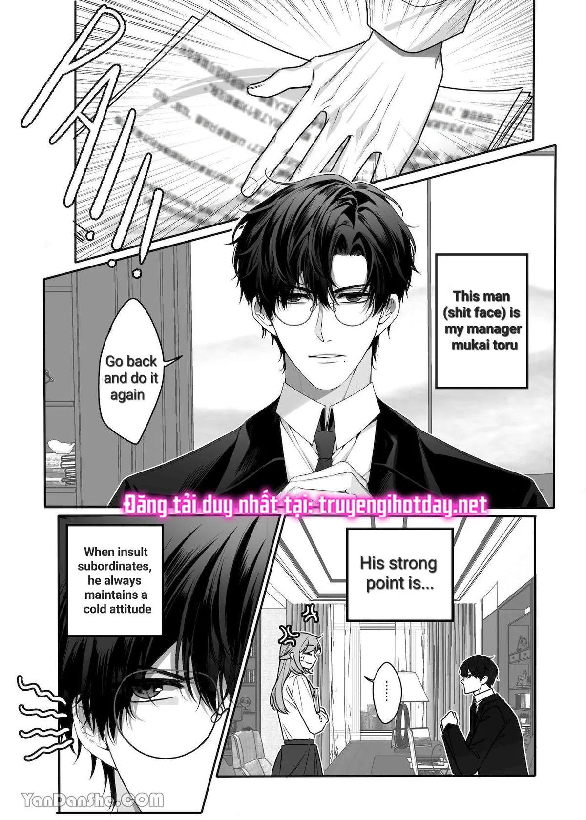 My manager is a horny obsessive little b*tch Chapter 1 page 3 - 