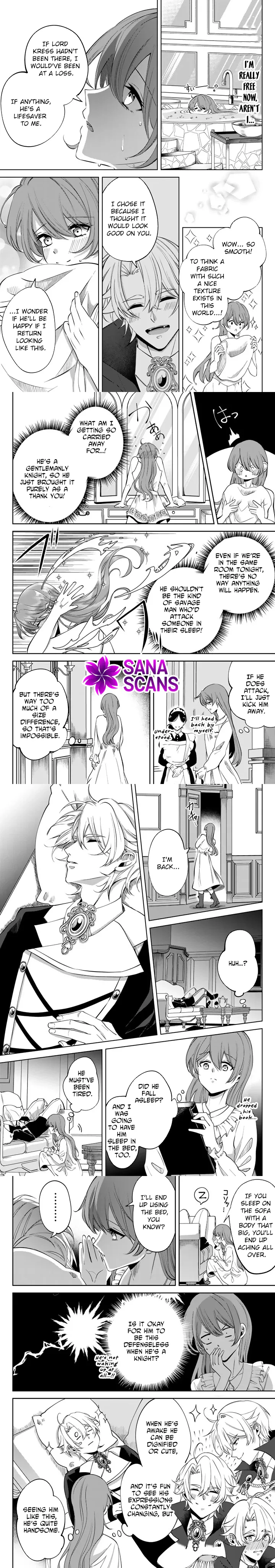 My master is a big, dog-like knight. Chapter 6 page 3 - 