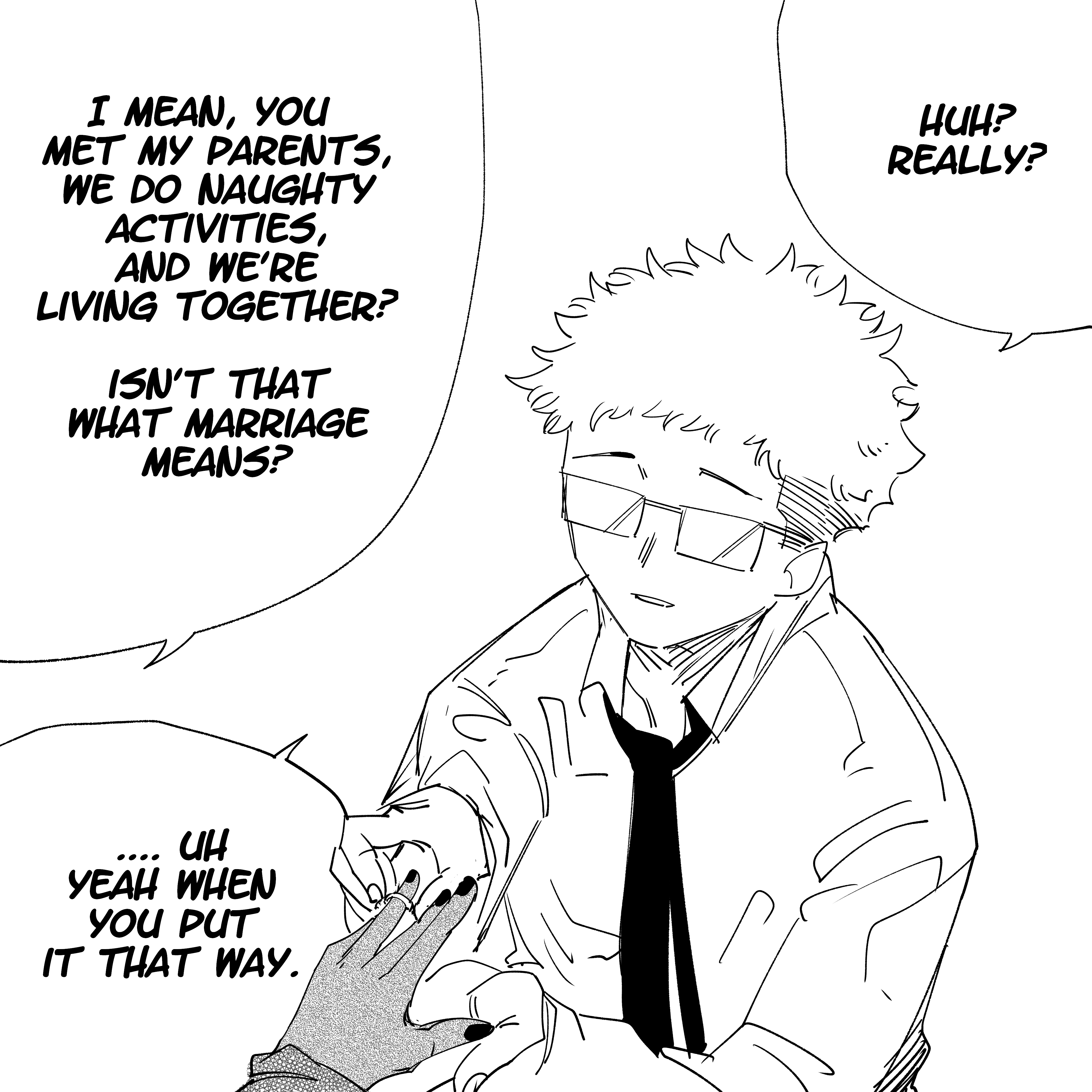 My new girlfriend is not human? Chapter 48.1 page 9 - 
