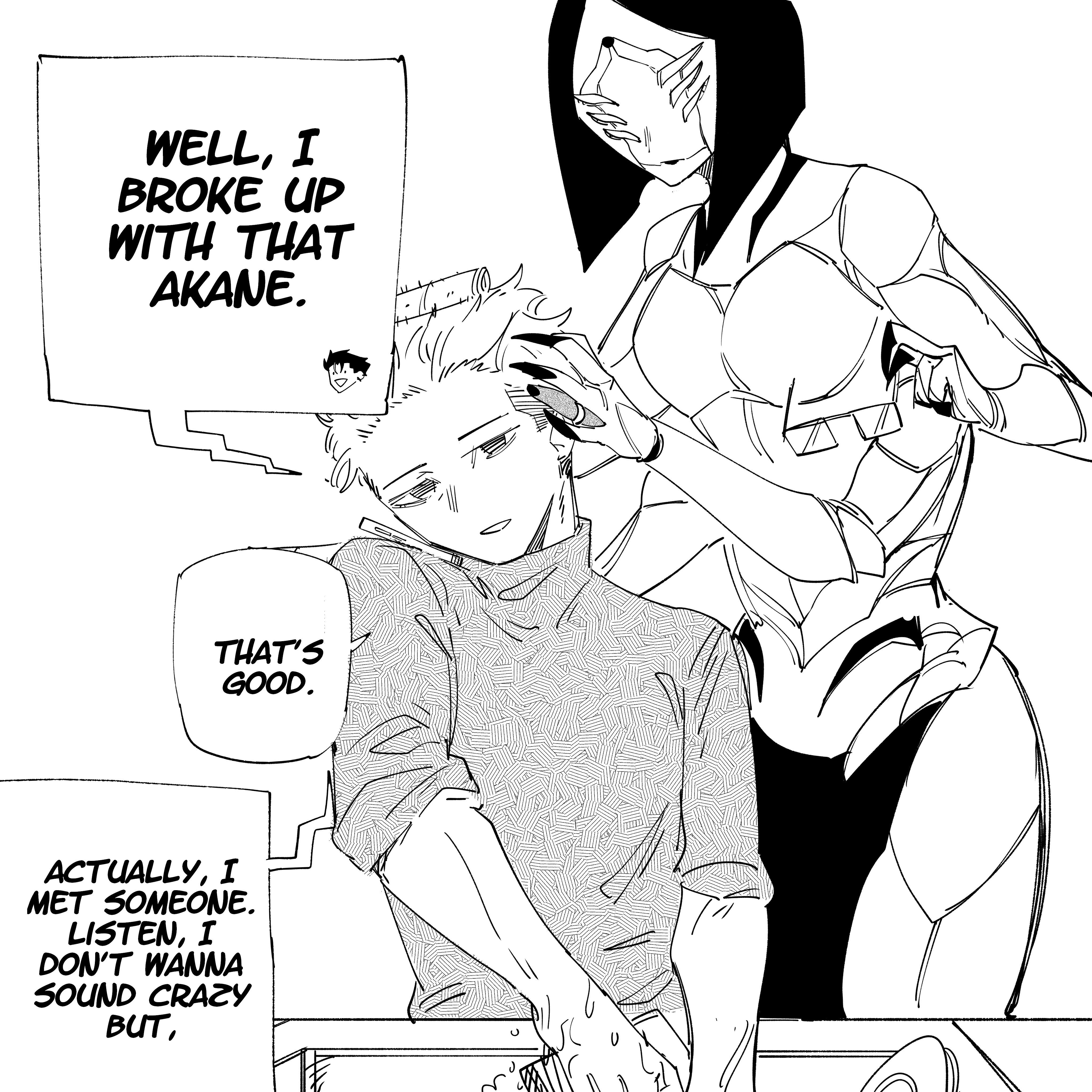 My new girlfriend is not human? Chapter 50.1 page 3 - 