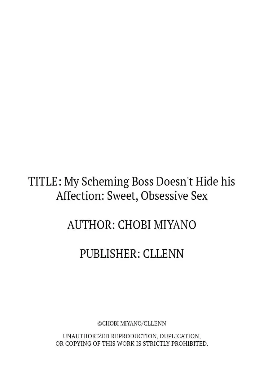 My Scheming Boss Doesn