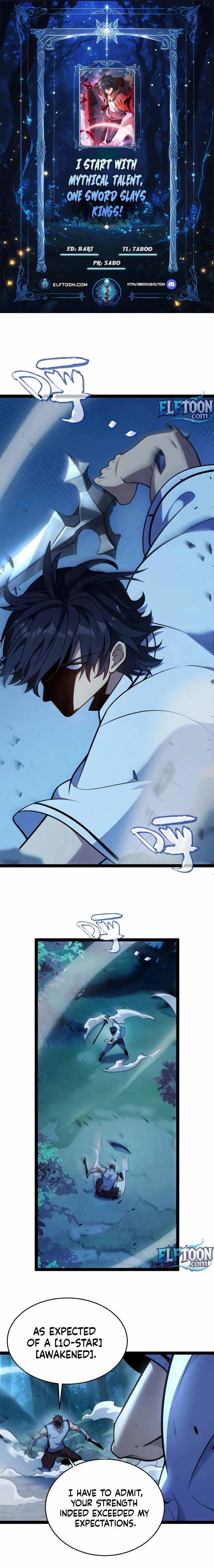 My Starting Talent is Mythical, A Single Strike Smites Deities Chapter 12 page 1 - 