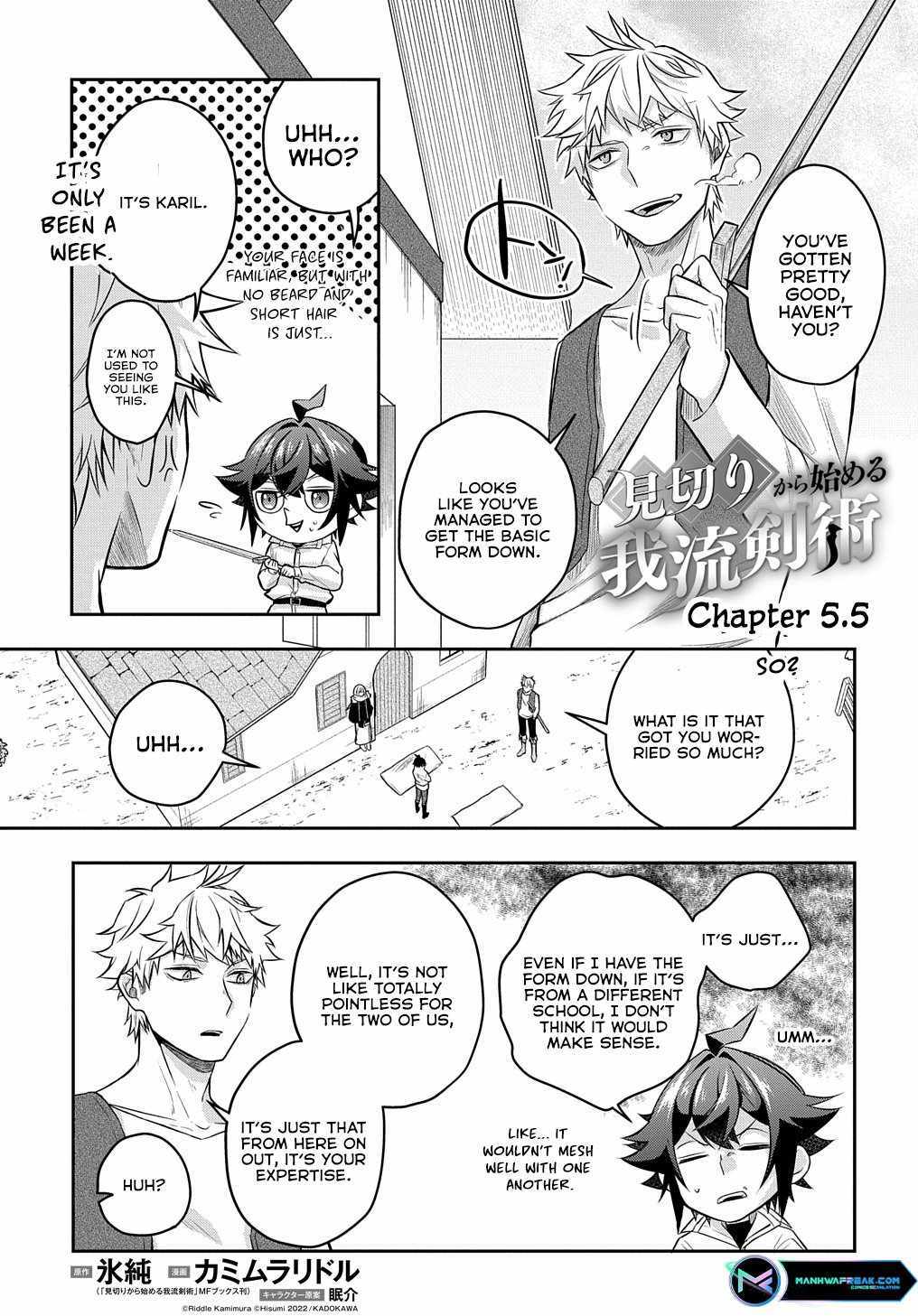 my style of swordsmanship Chapter 5.2 page 5 - 