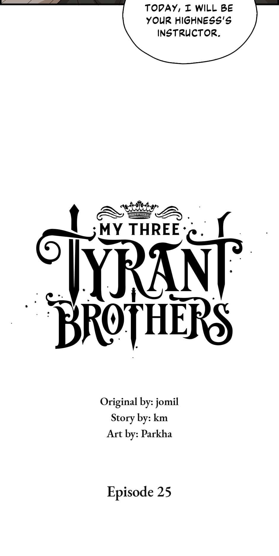 My Three Tyrant Brothers Chapter 25 page 3 - 