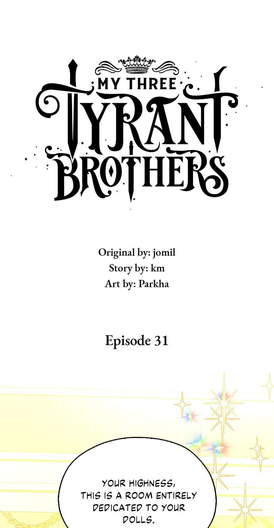 My Three Tyrant Brothers Chapter 31 page 1 - 