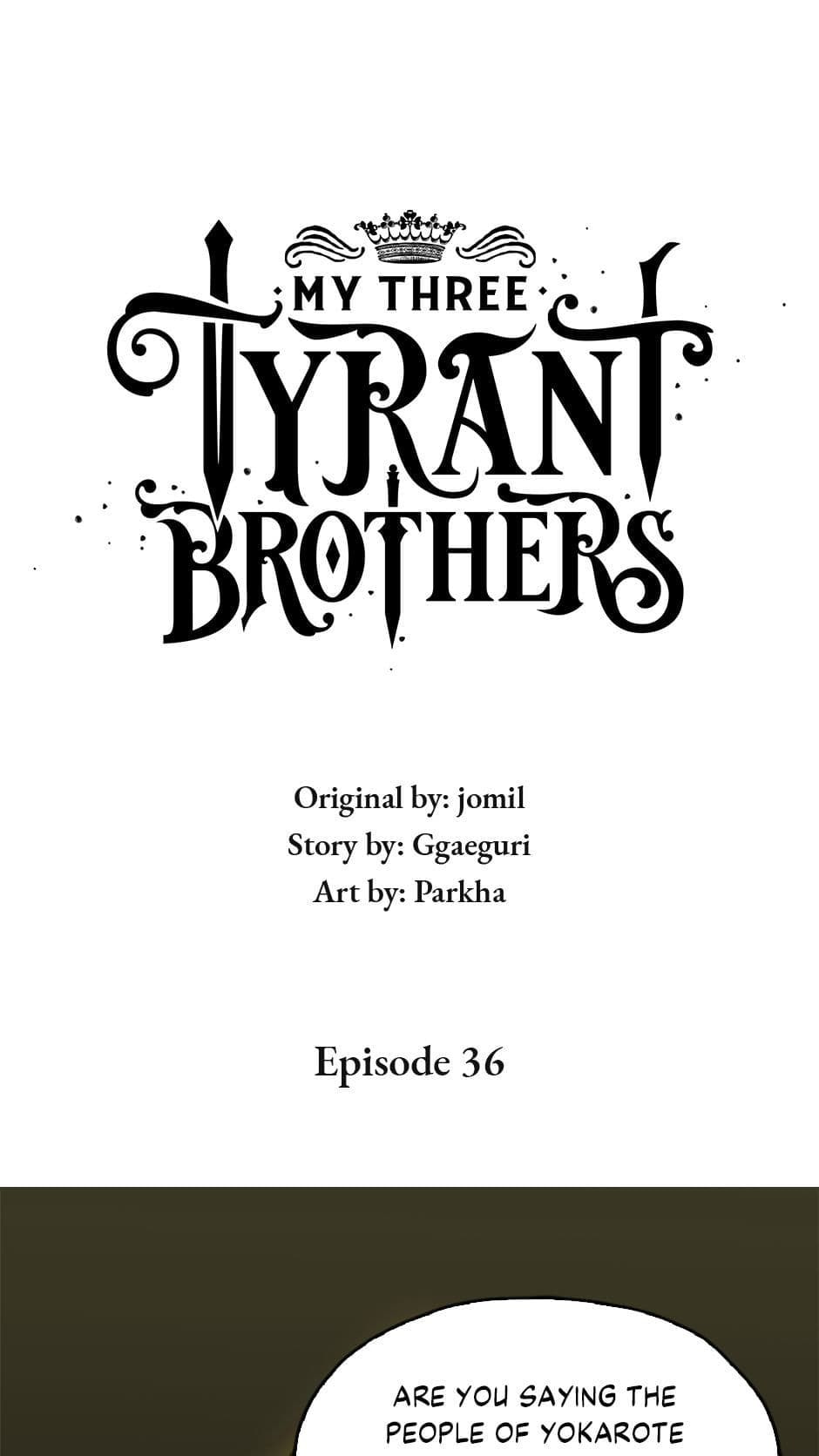 My Three Tyrant Brothers Chapter 36 page 1 - 