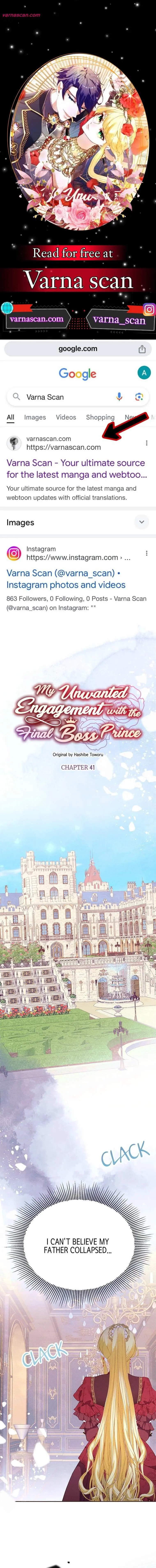 My Unwanted Engagement with the Final Boss Prince Chapter 41 page 1 - 