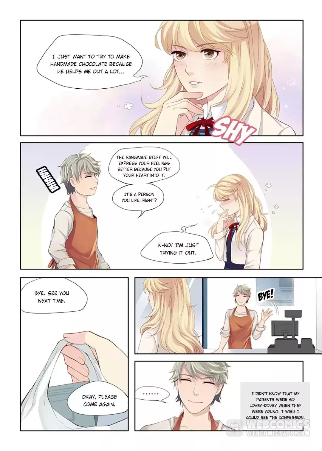 My Virtual Boyfriend in REAL Chapter 1 page 14 - 