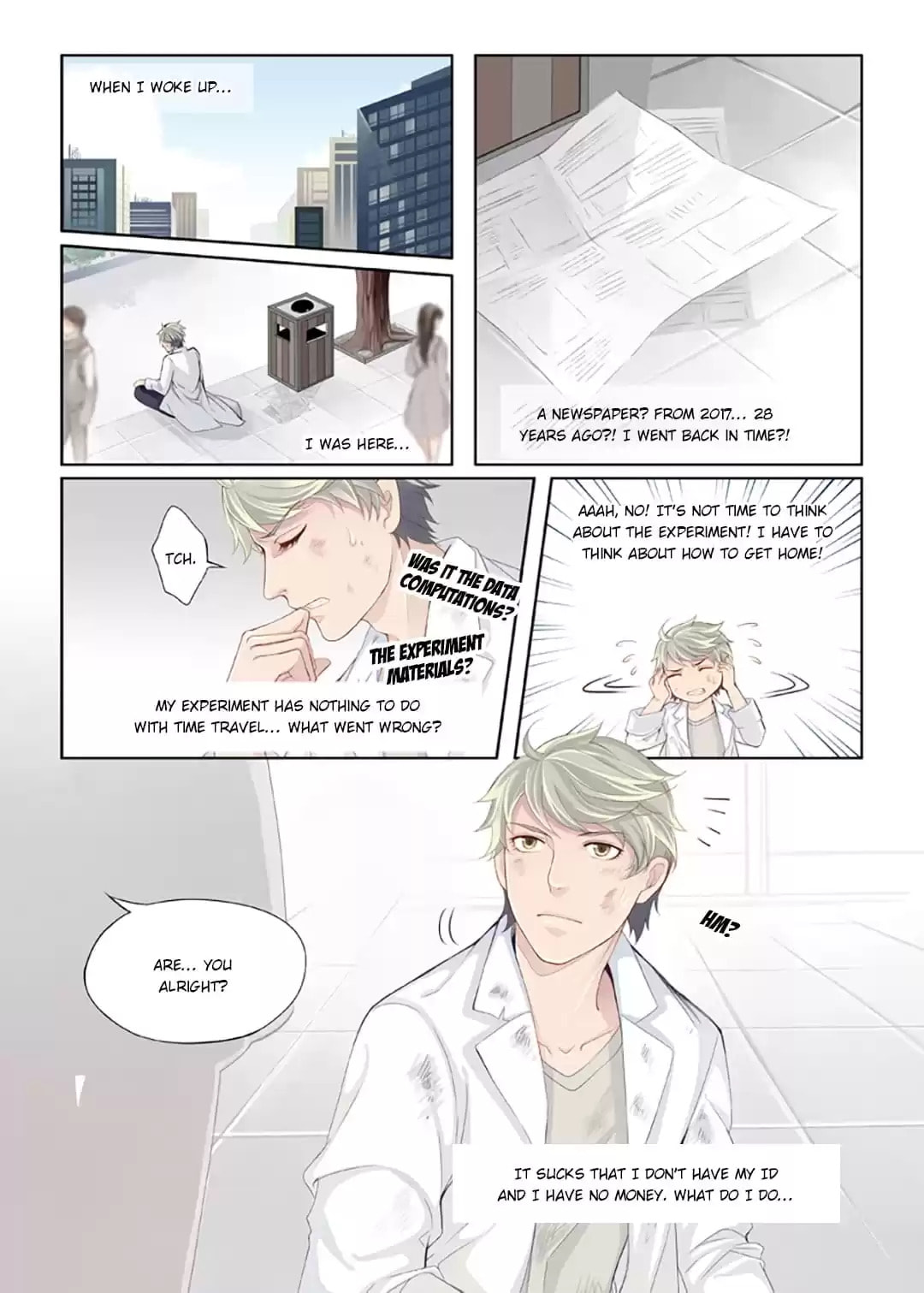 My Virtual Boyfriend in REAL Chapter 1 page 4 - 