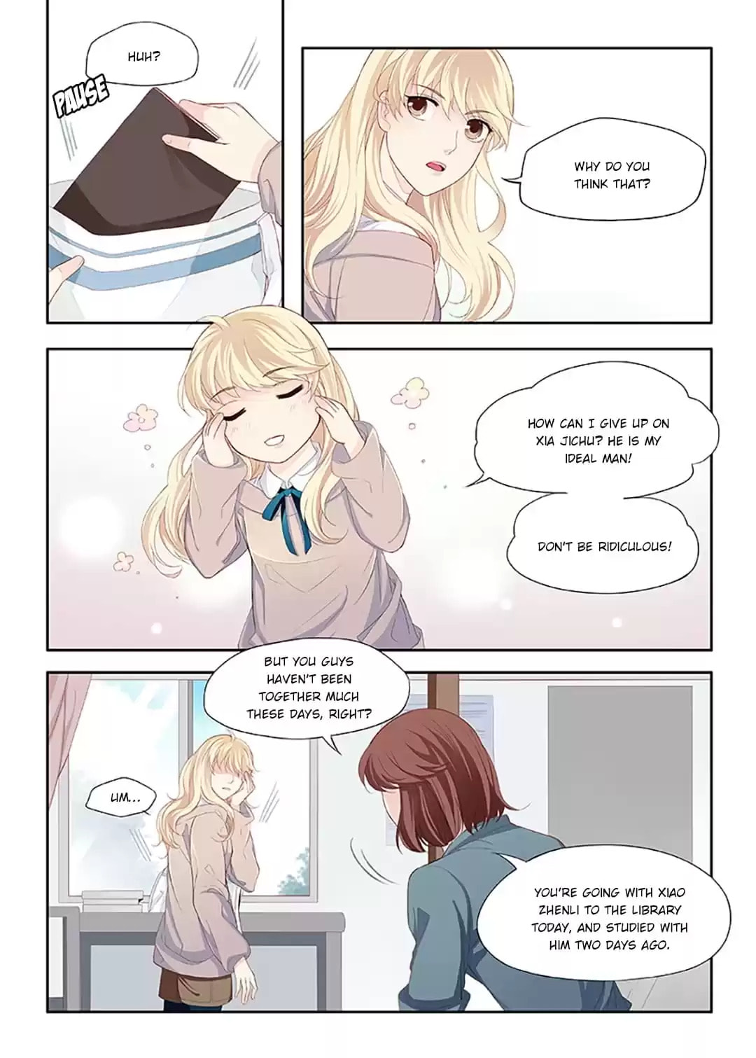 My Virtual Boyfriend in REAL Chapter 14 page 5 - 