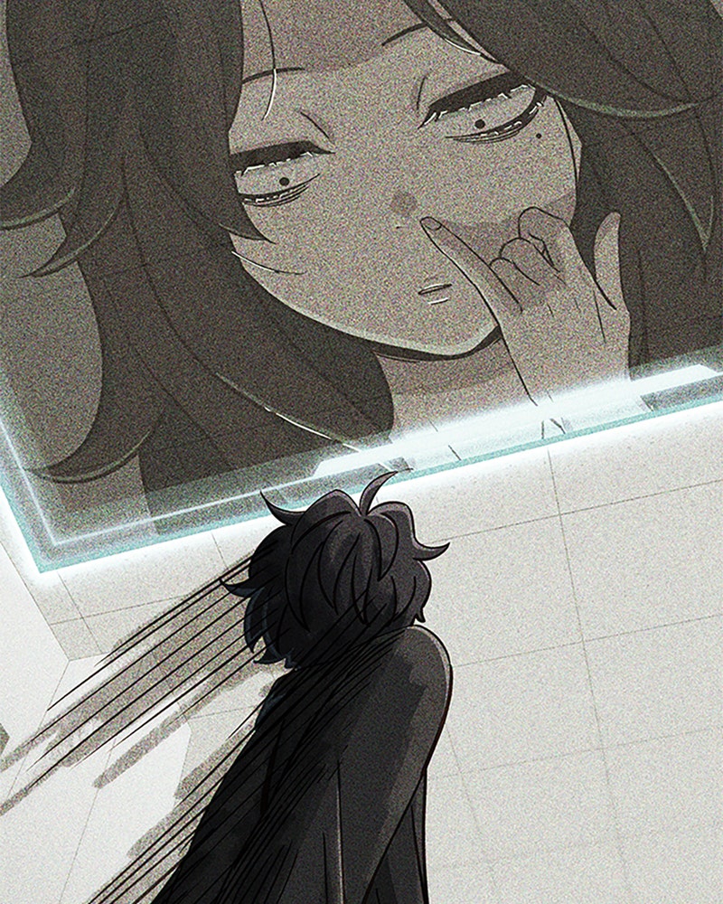 My Virtual Godis a Teenage Girl Ep. 68 - A Ghost page 109 - 
