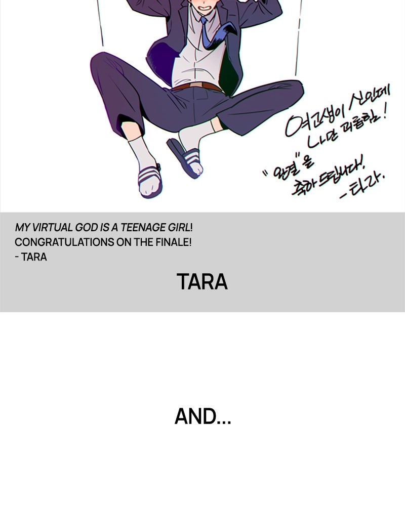 My Virtual Godis a Teenage Girl Ep. 99 - Afterword page 54 - 
