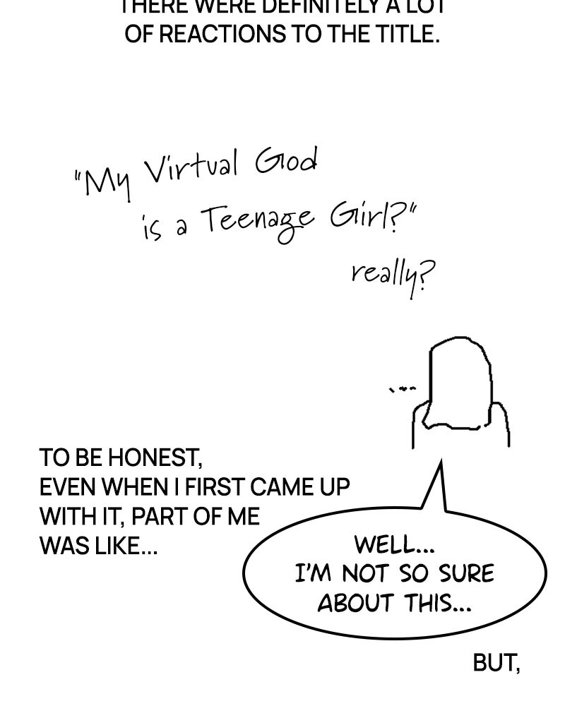 My Virtual Godis a Teenage Girl Ep. 99 - Afterword page 7 - 
