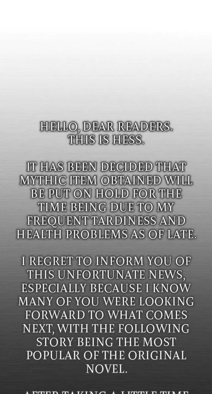 Mythic Item Obtained Chapter 1.6 page 125 - 