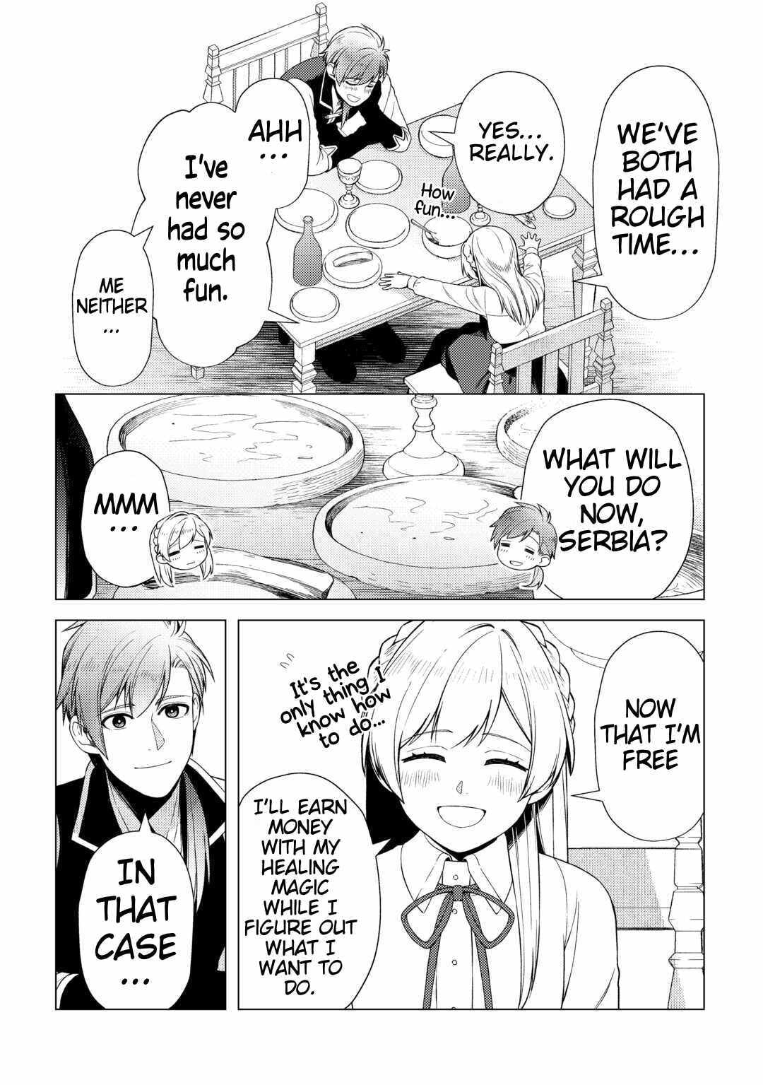 Naite Ayamararete mo Kyoukai ni wa Modori Masen! Tsuihou Sareta Moto Seijo Kouho desu ga, Onajiku Tsuihou Sareta “Kenshin”-sama to Ikitougou Shita no de Daini no Jinsei wo Hajimetemasu Chapter 1 page 35 - 