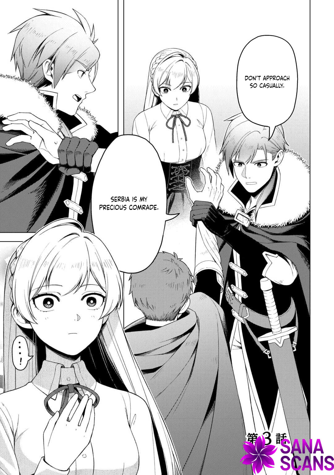 Naite Ayamararete mo Kyoukai ni wa Modori Masen! Tsuihou Sareta Moto Seijo Kouho desu ga, Onajiku Tsuihou Sareta “Kenshin”-sama to Ikitougou Shita no de Daini no Jinsei wo Hajimetemasu Chapter 3 page 1 - 