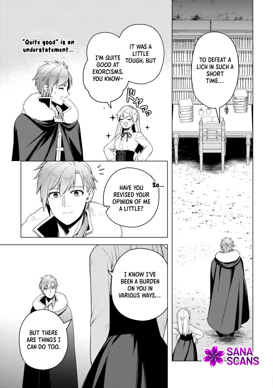 Naite Ayamararete mo Kyoukai ni wa Modori Masen! Tsuihou Sareta Moto Seijo Kouho desu ga, Onajiku Tsuihou Sareta “Kenshin”-sama to Ikitougou Shita no de Daini no Jinsei wo Hajimetemasu Chapter 5 page 13 - 
