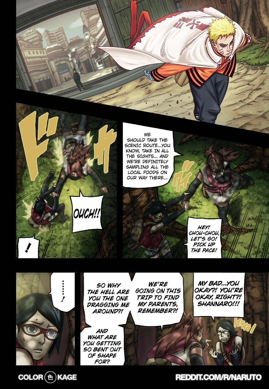 Naruto: The Seventh Hokage and the Scarlet Spring Chapter 3.5 page 3 - 