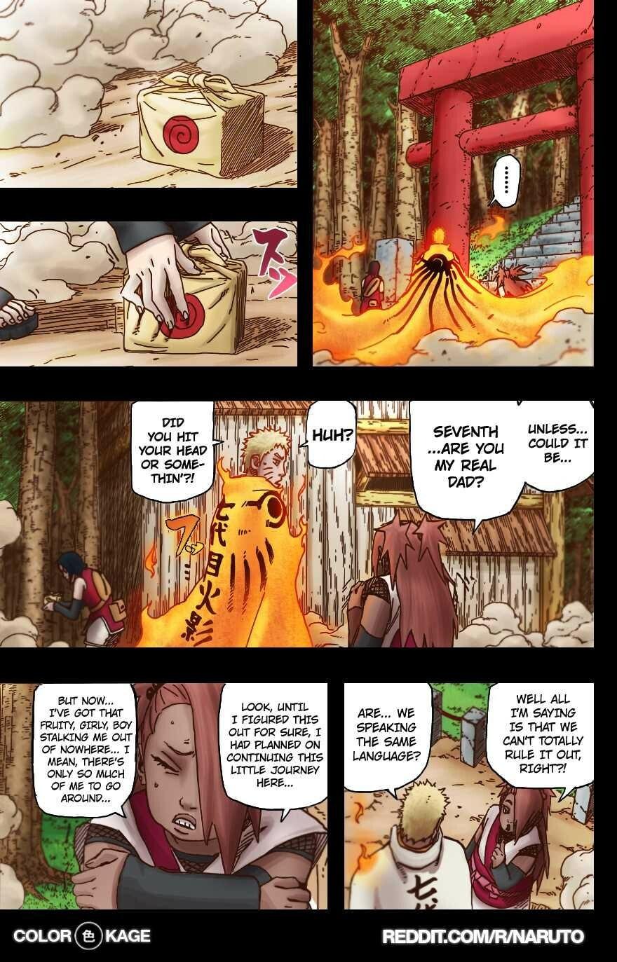 Naruto: The Seventh Hokage and the Scarlet Spring Chapter 4.5 page 7 - 