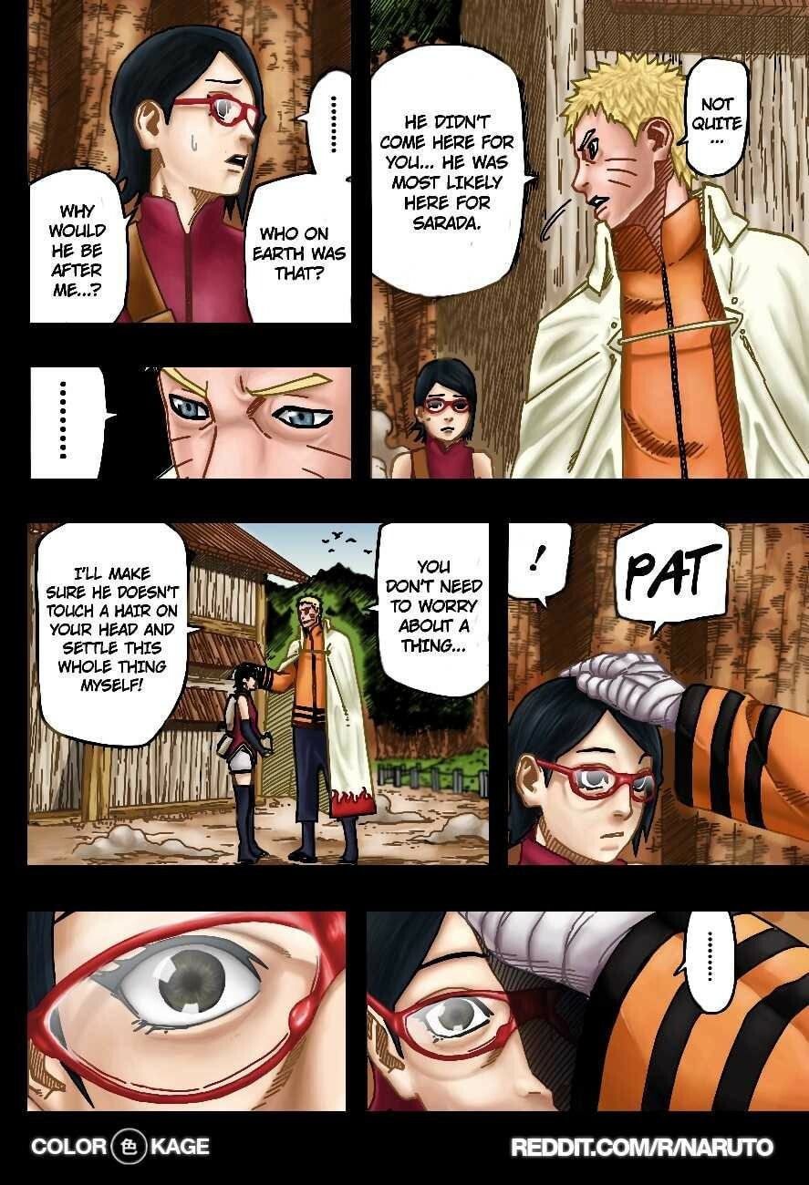 Naruto: The Seventh Hokage and the Scarlet Spring Chapter 4.5 page 8 - 
