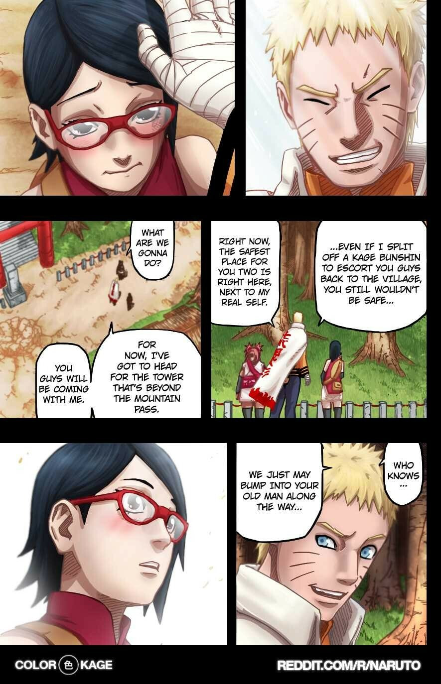 Naruto: The Seventh Hokage and the Scarlet Spring Chapter 4.5 page 9 - 